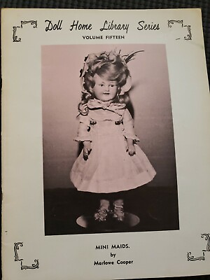 Cooper Marlowe: Mini Maids Doll Home Library Series Volume Fifteen 1974 1st $8.50