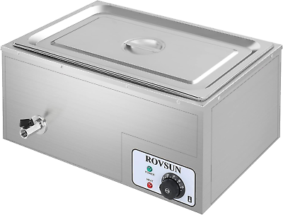 #ad Commercial Food Warmer 21 Qt Large Capacity Adjustable Temperature Wide Usage $123.92