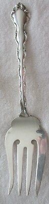 Tara Reed and amp; Barton Sterling Silver cold meat salad beef fish serving fork $125.00