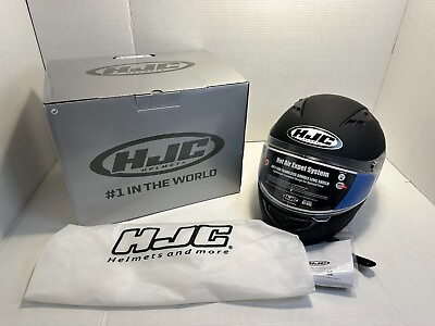 #ad HJC CS R3 Helmet Matte Black Medium Upgraded Visor HJ 09L Motorcycle Snowmobile $69.99