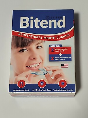 Bitend Professional Mouth Guards 2 regular 2 heavy duty $7.99