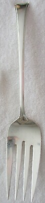 Tranquility Fine Arts Sterling Silver cold meat salad beef fish serving fork $135.00