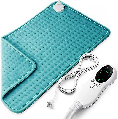 #ad Electric Heating Pad for Back Neck Pain Relief with 10 Heat Settings Auto Off $19.99
