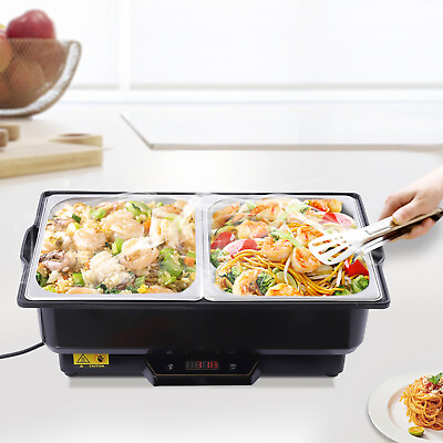 9L Electric Chafing Dish Stainless Steel Buffet Catering Chafer Food Warmer 9L $170.02