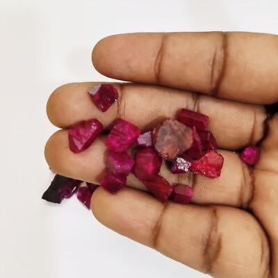 #ad #ad AAA NATURAL RED RUBY Rough Gemstone 100 Ct High Quality Red Ruby Loose Gemstone $36.07