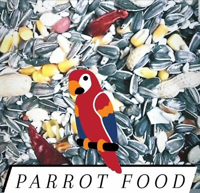 Medium amp; Large Hookbill Cuisine PARROT Food Mix Cockatoo African Grey Macaw $79.99