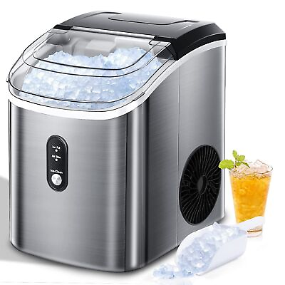Nugget Ice Maker Countertop Portable Ice Maker Machine with Self Cleaning $219.99