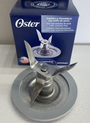 #ad Genuine Oster Stainless Steel Ice Blade 4961 with Sealing Ring OEM $9.95