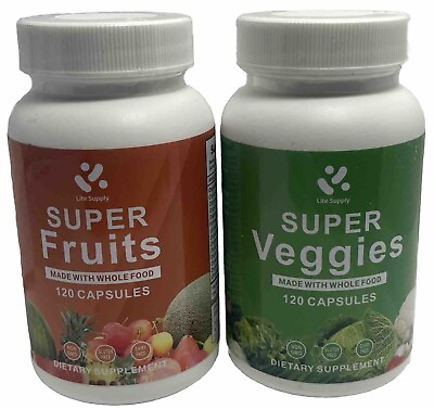 #ad #ad Superfood Fruit and Veggie Supplement 120ea Whole Super Fruit and Vegetable 9 25 $50.00