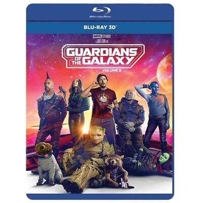 #ad GUARDIANS OF THE GALAXY VOL. 3 3D Movie Disc with Cover Art Free Shipping $12.99