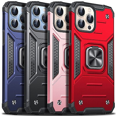 Shockproof Case For iPhone 14 13 12 11 Pro X XR Xs Max Cover Tempered Glass $7.49