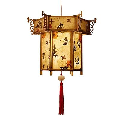 #ad Chinese Portable Lantern With Tassel Lamp Glowing Lantern Retro Style $28.49