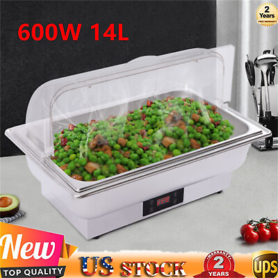 #ad 600W 14L Chafing Dish Buffet Set Catering Food Warmer Tray Large Capacity $121.60