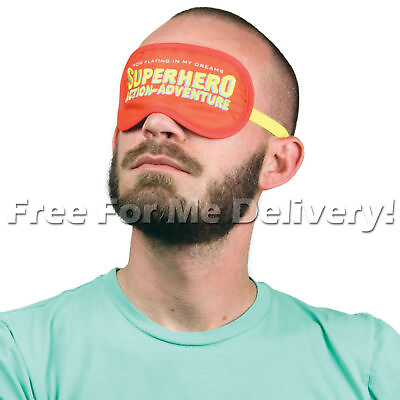 DREAM MASK Superhero Sleep In Style Poly Face Eye Mask **FREE DELIVERY** AU $18.95