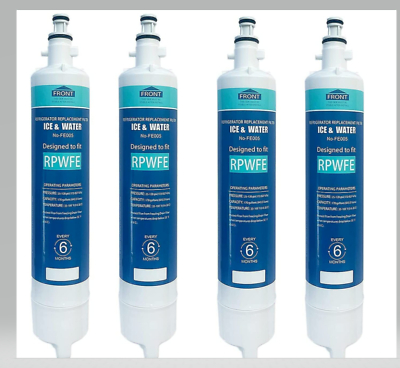 4 pack water filter replacement Fits GE RPWFE Without RFID Chip $19.99