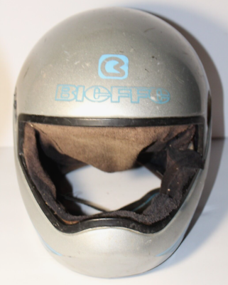 #ad 1980s Old Vintage Bieffe Racing Helmet Size Large Drag Racing Motorcycle Helmet $69.99