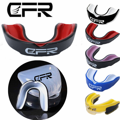 #ad #ad Gel Gum Mouth Guard Shield Case Teeth Grinding Boxing MMA Sports MouthPiece CFR $9.29