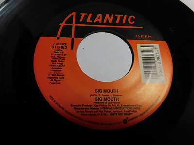 #ad #ad Big Mouth – Big Mouth 1988 7quot; Single 7 89024 $6.37