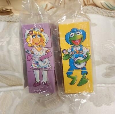 #ad 1993 Target Food Avenue Muppet Twisters Kids Meal Toy Miss Piggy Kermit Grover $15.66