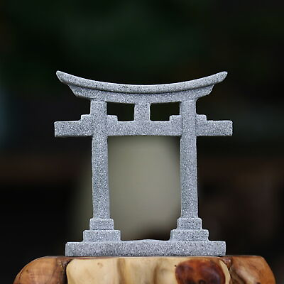 #ad #ad Simulation Torii Gate Ornament Japanese Shinto Aquarium Decoration for Landscape $9.40