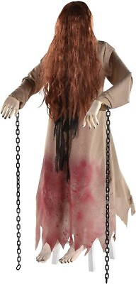 #ad NEW 2023 Party City Rising Woman 4.6 Ft Halloween Animatronic Prop $249.99
