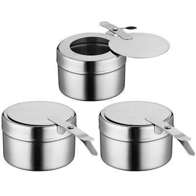 #ad #ad 3 Pcs Camping Stove Stainless Steel Chaffing Dishes $18.59