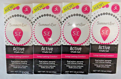 #ad #ad 4 Summers Eve Active Chafe Gel 1.5 oz NEW Exp Date: 03 24 $13.99