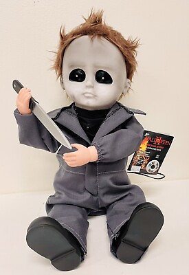 #ad Michael Myers Halloween 2 Animated Doll Animatronic Light Up Party City $99.99