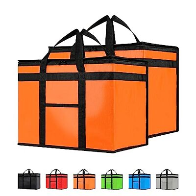 #ad #ad Insulated Cooler Bag and Food Warmer for Food Delivery amp; XL Plus 2 Orange $44.04