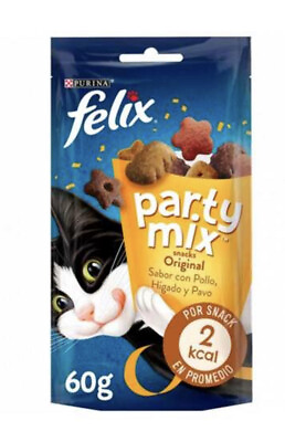 #ad #ad 6 X Purina Felix Cat Food Party Mix Original 60 Gram Free Shipping $59.00