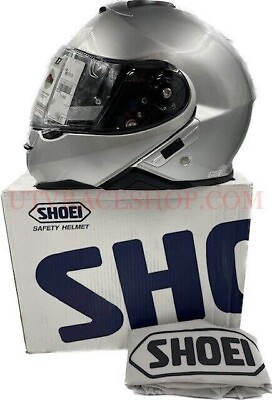 #ad Shoei Neotec II Modular Helmet Sliver Size Medium 0116010705 $550.00