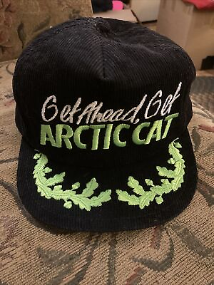 Vintage Artic Cat Hat * SnapBack USA K Products * Corduroy * $39.99