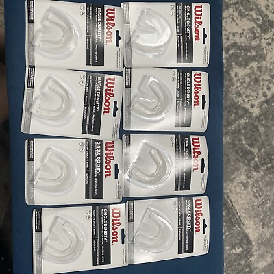 New Wilson Youth Mouth Guard Single Density Clear Lot Of 100 $74.99