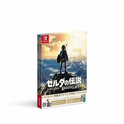 #ad The Legend Of Zelda Breath Wild With Adventure Guidebook Switch Software $204.99