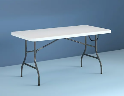 #ad Cosco 6 Foot Premium Folding Table In White Speckle Folding Tables amp; Chairs $46.50
