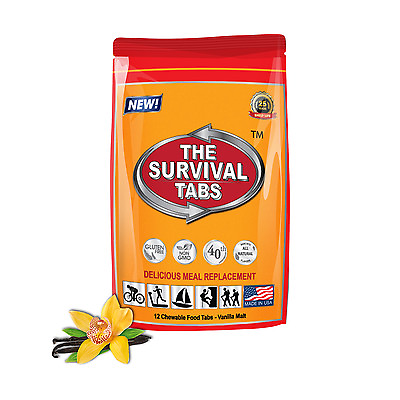 #ad #ad Survival Emergency Food Eat with 12 Tab Vanilla Food Supply $7.95