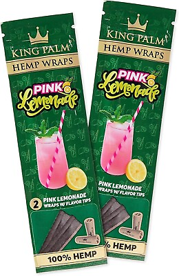 #ad #ad King Palm Flavor Wraps amp; Tips 2 Wraps 2 Tips 2 Count Pink Lemonade $7.99