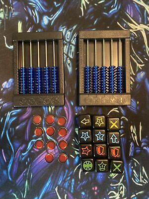 #ad #ad Yu Gi Oh Dungeon Dice Monsters DDM Crest Counters 12 Dice Markers 1996 $34.99