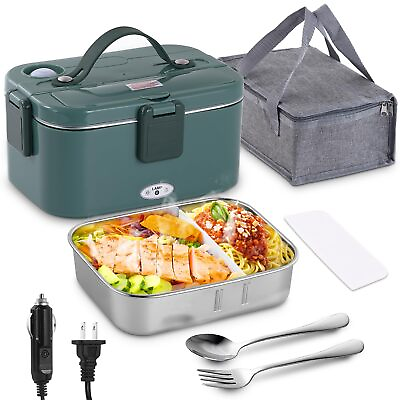#ad #ad Electric Lunch Box for Adults 80W Heated Lunch Box Food Heater for Men Car T... $30.90