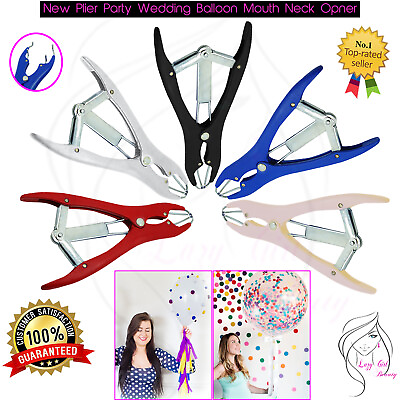 Party Wedding CONFETTI APPLICATOR Big Small BALLOON Mouth Neck Opener NEW Plier GBP 6.99