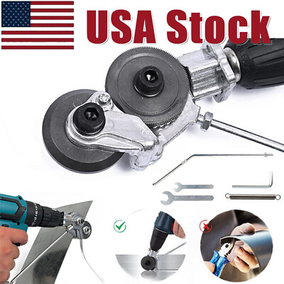#ad Electric Drill Shears Plate Cutter Attachment Metal Sheet Cutter Nibbler Saw $11.99