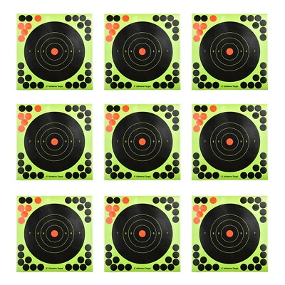 #ad Target Papers Accessories 50pcs Florescent green 8*8inch Practice Practical $29.02