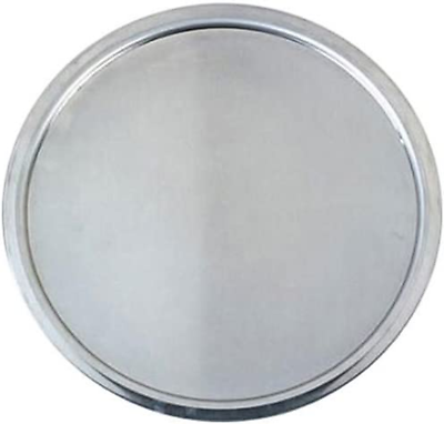 Heavy Duty Stainless Steel Pizza Pan Non Stick Wide Rim 16 in Oven Standard New. $8.02