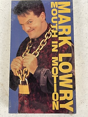 #ad Mark Lowry Mouth in Motion VHS Tape Concert Music Comedy 1994 FACTORY SEALED NEW $8.99