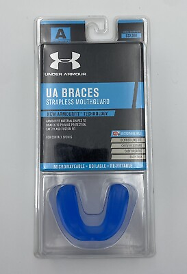 Under Armour Armourfit Strapless Braces Mouthguard Mouth Piece Guard $7.33