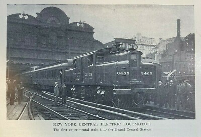 1907 Electric and Gasoline Locomotives for Trains illustrated $27.99