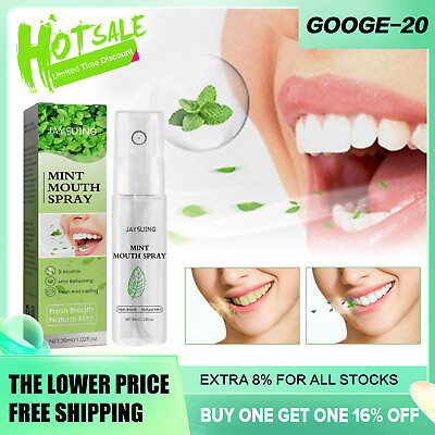 #ad #ad Mint Mouth Spray Mouth Fresh Spray Breath Freshener Remove Bad Smell Oral Spray $8.73