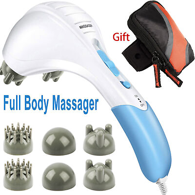 Handheld Full Body Percussion Electric Massager Vibrating Body Relax w Mini Bag $31.98