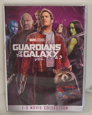 #ad Guardians of the Galaxy Vol 1 2 3 DVD 3 MOVIE COLLECTION New SHIPPING NOW $25.99