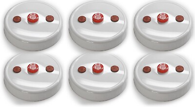 #ad 6 Liquid Culture Mason Jar Lids Wide Mouth for Mycology 2 Injection Ports Each $24.99